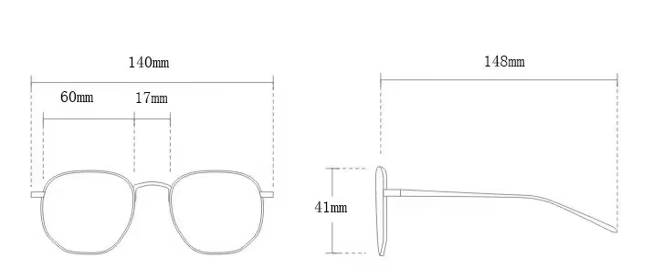 OCULOS DE SOL METALICO